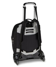 SEVEN PLUMPY LINE BOY Sac &agrave; dos double avec trolley Noir - Sacs &agrave; dos &agrave; roulettes - 5
