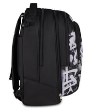 SEVEN PLUMPY LINE BOY Sac &agrave; dos double avec trolley Noir - Sacs &agrave; dos &agrave; roulettes - 7