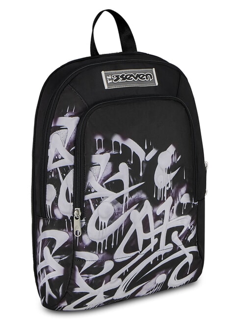PLUMPY LINE BOY Sac &agrave; dos double avec trolley Noir - Sacs &agrave; dos &agrave; roulettes