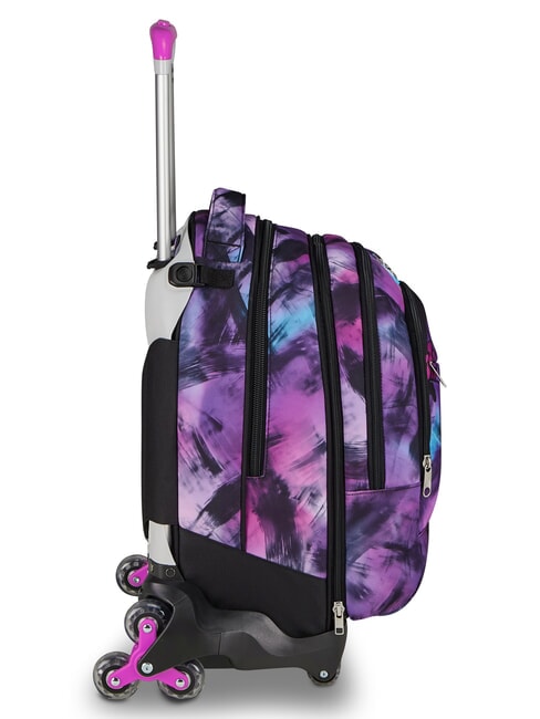 PINK FUSION Sac &agrave; dos trolley d&eacute;tachable Rose - Sacs &agrave; dos &agrave; roulettes