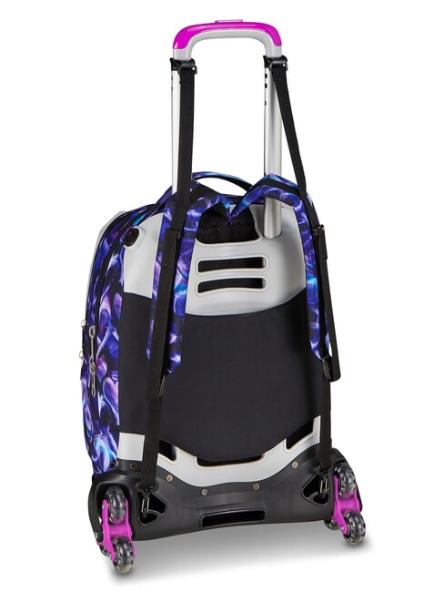 LOVEPASS Sac &agrave; dos trolley 3 en 1 violette magique - Sacs &agrave; dos &agrave; roulettes