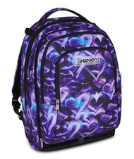 SEVEN LOVEPASS Sac &agrave; dos trolley 3 en 1 violette magique - Sacs &agrave; dos &agrave; roulettes - 7