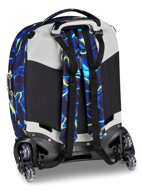 ELECTRICVIBE BOY Sac &agrave; dos trolley &agrave; trois roues Bluedeep - Sacs &agrave; dos &agrave; roulettes