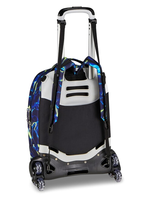ELECTRICVIBE BOY Sac &agrave; dos trolley &agrave; trois roues Bluedeep - Sacs &agrave; dos &agrave; roulettes