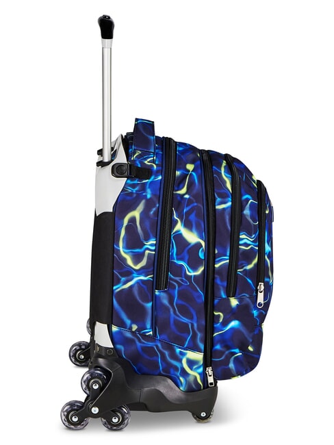 ELECTRICVIBE BOY Sac &agrave; dos trolley &agrave; trois roues Bluedeep - Sacs &agrave; dos &agrave; roulettes