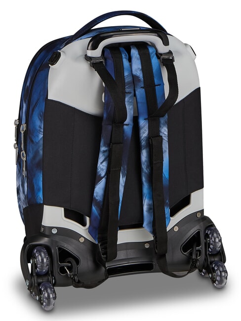 BLU FUSION Sac &agrave; dos trolley 3 en 1 Fluo turquoise - Sacs &agrave; dos &agrave; roulettes