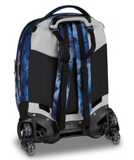SEVEN BLU FUSION Sac &agrave; dos trolley 3 en 1 Fluo turquoise - Sacs &agrave; dos &agrave; roulettes - 4