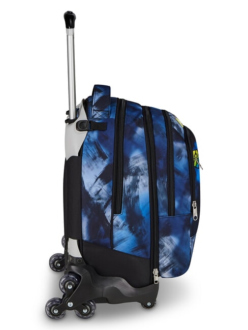 BLU FUSION Sac &agrave; dos trolley 3 en 1 Fluo turquoise - Sacs &agrave; dos &agrave; roulettes