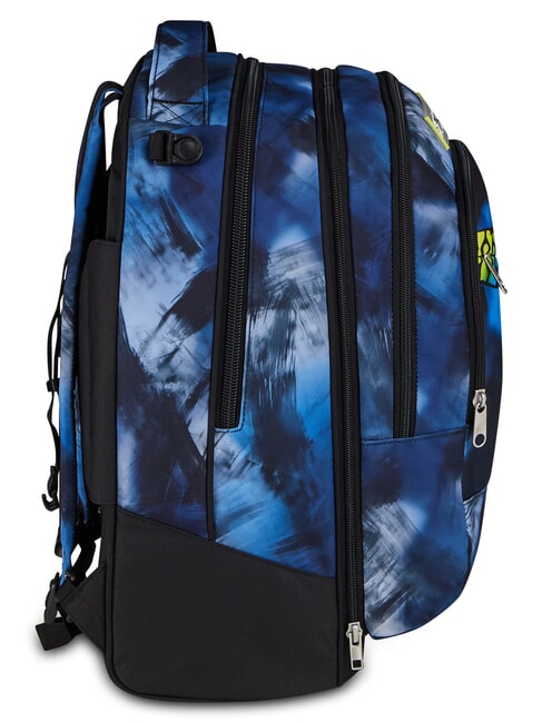 BLU FUSION Sac &agrave; dos trolley 3 en 1 Fluo turquoise - Sacs &agrave; dos &agrave; roulettes