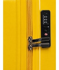 LESAC SLIDE Chariot &agrave; bagages &agrave; main jaune clair - Valises cabine - 6