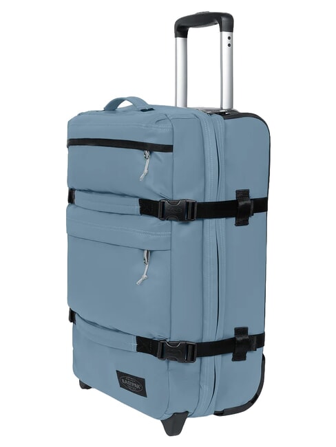 TRANSIT'R PLUS S chariot &agrave; bagages &agrave; main poussi&egrave;re de b&acirc;che bleue - Valises cabine
