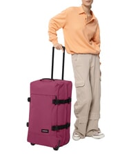 EASTPAK TRANVERZ M Chariot moyen vin de Bourgogne - Valises Semi-rigides - 5