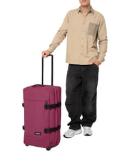 EASTPAK TRANVERZ M Chariot moyen vin de Bourgogne - Valises Semi-rigides - 6