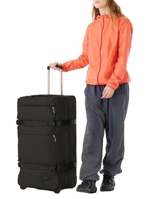 TRANSIT'R PLUS L Grand chariot b&acirc;che noire2 - Valises Semi-rigides