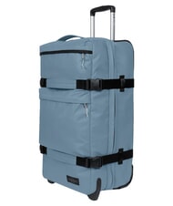 EASTPAK TRANSIT'R PLUS M Chariot moyen poussi&egrave;re de b&acirc;che bleue - Valises Semi-rigides - 3