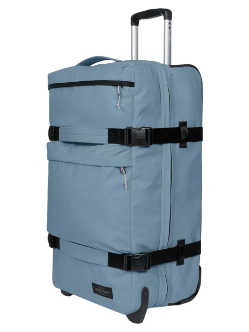 TRANSIT'R PLUS L Grand chariot poussi&egrave;re de b&acirc;che bleue - Valises Semi-rigides