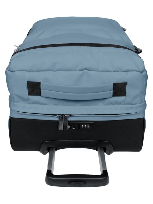 TRANSIT'R PLUS L Grand chariot poussi&egrave;re de b&acirc;che bleue - Valises Semi-rigides
