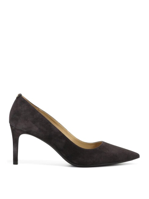 ALINA escarpins en cuir su&eacute;d&eacute; chocolat - Chaussures Femme