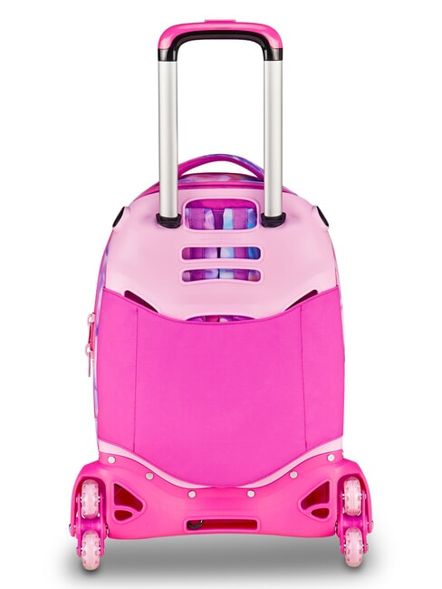 JOYFUL PINS GIRL Sac &agrave; dos trolley 3 en 1 fuxiafluo - Sacs &agrave; dos &agrave; roulettes