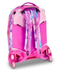 SJGANG JOYFUL PINS GIRL Sac &agrave; dos trolley 3 en 1 fuxiafluo - Sacs &agrave; dos &agrave; roulettes - 5