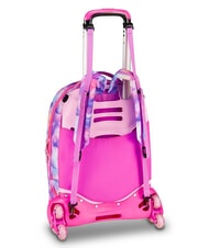 SJGANG JOYFUL PINS GIRL Sac &agrave; dos trolley 3 en 1 fuxiafluo - Sacs &agrave; dos &agrave; roulettes - 6
