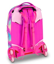 SJGANG SOFT POUCH GIRL Sac &agrave; dos &agrave; roulettes d&eacute;tachable poup&eacute;e rose - Sacs &agrave; dos &agrave; roulettes - 4