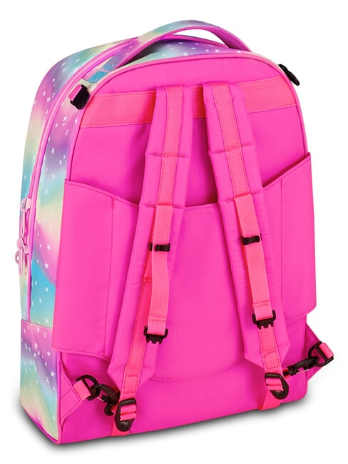 SOFT POUCH GIRL Sac &agrave; dos &agrave; roulettes d&eacute;tachable poup&eacute;e rose - Sacs &agrave; dos &agrave; roulettes