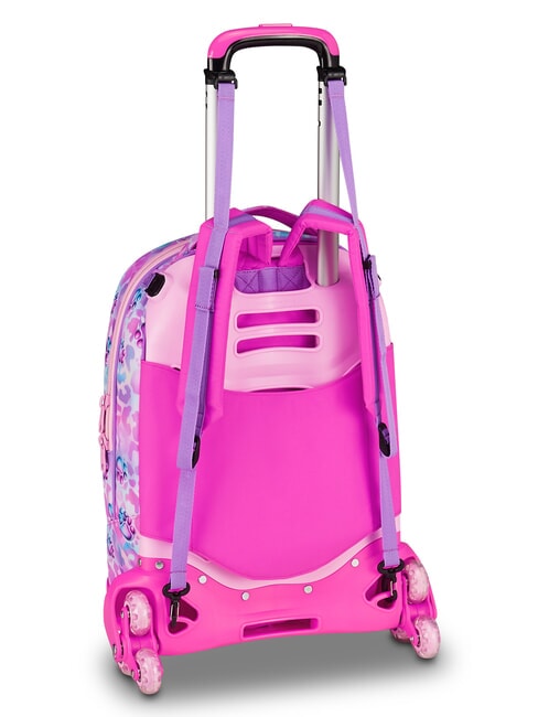 GLOWCAT Sac &agrave; dos &agrave; roulettes d&eacute;tachable lilas doux - Sacs &agrave; dos &agrave; roulettes