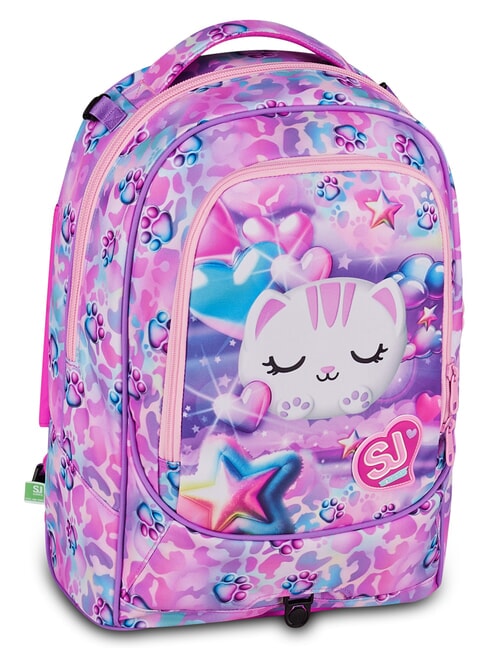 GLOWCAT Sac &agrave; dos &agrave; roulettes d&eacute;tachable lilas doux - Sacs &agrave; dos &agrave; roulettes