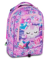 SJGANG GLOWCAT Sac &agrave; dos &agrave; roulettes d&eacute;tachable lilas doux - Sacs &agrave; dos &agrave; roulettes - 6