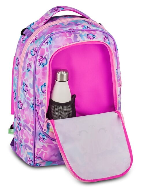 GLOWCAT Sac &agrave; dos &agrave; roulettes d&eacute;tachable lilas doux - Sacs &agrave; dos &agrave; roulettes