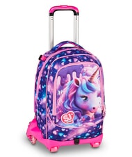 SJGANG PIXIE UNICORN Sac &agrave; dos &agrave; roulettes d&eacute;tachable mousseline de soie - Sacs &agrave; dos &agrave; roulettes - 2
