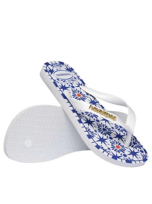 TOP SAO LUIS Tongs en caoutchouc blanc - Chaussures Femme