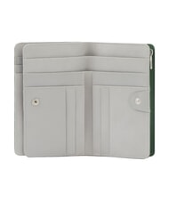 PIQUADRO ALVAR Portefeuille compact VERT - Portefeuilles Femme - 4
