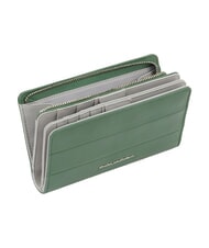 PIQUADRO ALVAR Portefeuille compact VERT - Portefeuilles Femme - 5