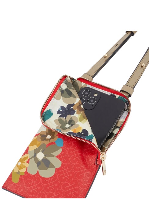 FL Support de cou pour smartphone ROUGE - &Eacute;tui pour tablette & Organiseur