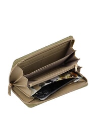 PIQUADRO FL Le portefeuille &agrave; 4 soufflets vert clair - Portefeuilles Femme - 2