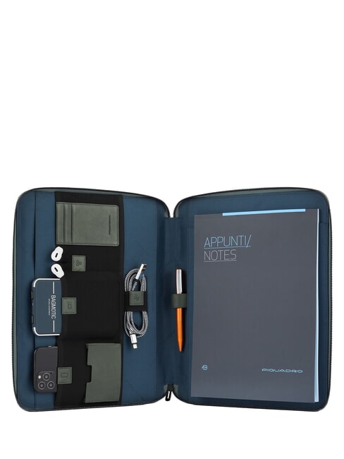 WOODY Presse-papiers A4 VERT - &Eacute;tui pour tablette & Organiseur