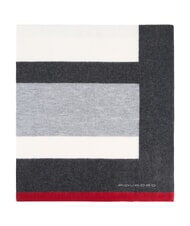 PIQUADRO SCIARPA &Eacute;charpe en tricot ray&eacute; GRIS - &Eacute;charpes - 3