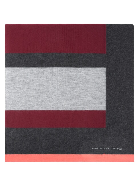 SCIARPA &Eacute;charpe en tricot ray&eacute; Bordeaux - &Eacute;charpes