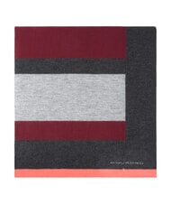 PIQUADRO SCIARPA &Eacute;charpe en tricot ray&eacute; Bordeaux - &Eacute;charpes - 3