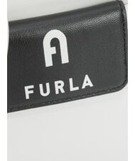 FURLA IRIS Mini sac bandouli&egrave;re talc / noir - Sacs pour Femme - 4