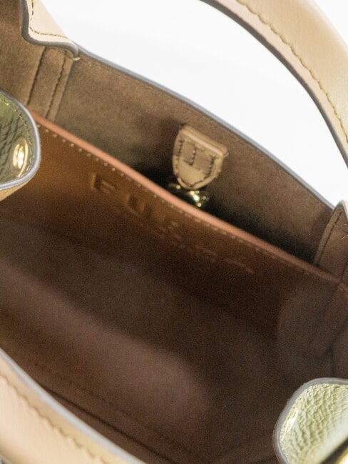 GILDA Mini sacs en cuir avec bandouli&egrave;re gr&egrave;ge + sauge c - Sacs pour Femme