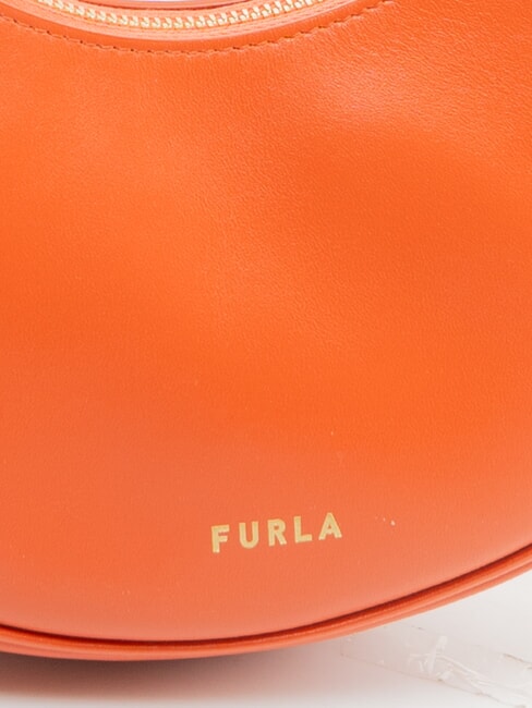 PRIMAVERA Petit sac &agrave; bandouli&egrave;re en cuir de veau mandarine - Sacs pour Femme
