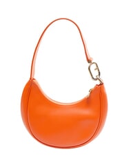 FURLA PRIMAVERA Petit sac &agrave; bandouli&egrave;re en cuir de veau mandarine - Sacs pour Femme - 4