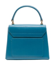 FURLA 1927 Mini sac &agrave; main, avec bandouli&egrave;re, en cuir sarcelle - Sacs pour Femme - 3