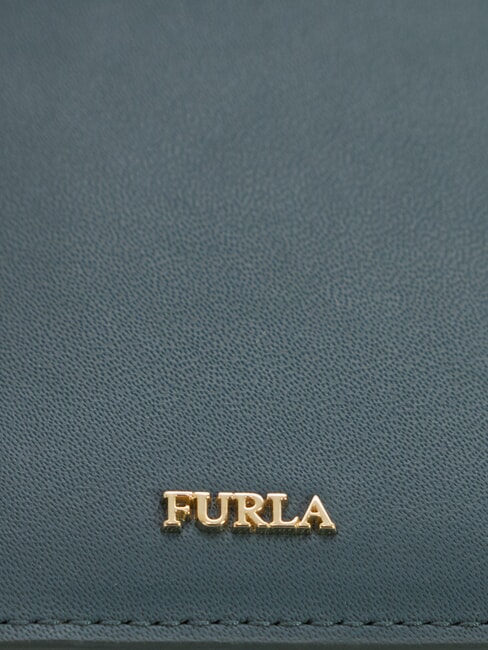  Porte-badge LINDA en cuir ardoise - Portefeuilles Femme
