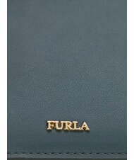 FURLA  Porte-badge LINDA en cuir ardoise - Portefeuilles Femme - 2