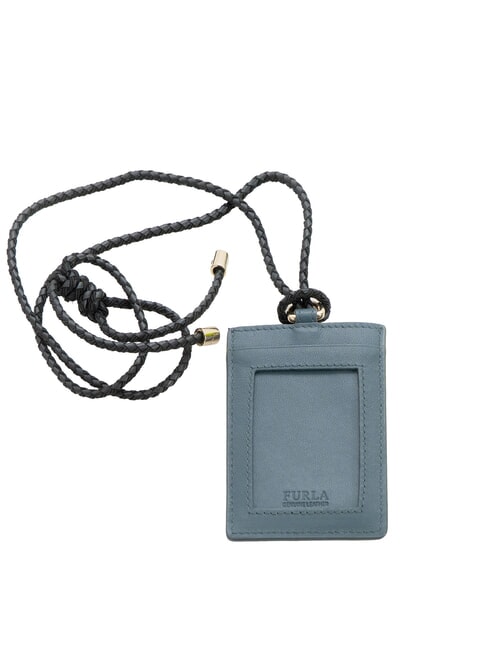  Porte-badge LINDA en cuir ardoise - Portefeuilles Femme