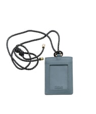 FURLA  Porte-badge LINDA en cuir ardoise - Portefeuilles Femme - 3